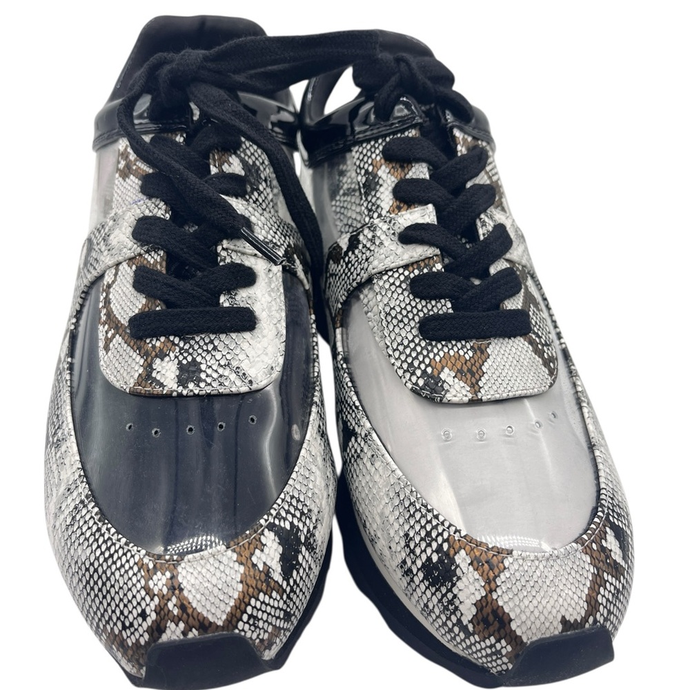 Jessica Rich Transparent Snake Pattern Sneaker Size 37